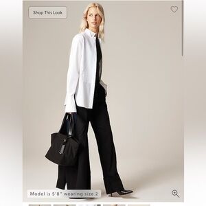 Alex Eagle X J.Crew tuxedo shirt